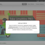 LimeWire Website Closed