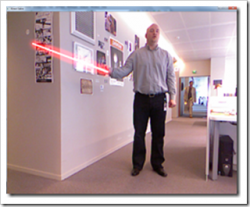 Kinect Light Saber Demo Kinect Light Saber Demo