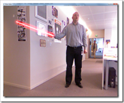 Kinect Light Saber Demo