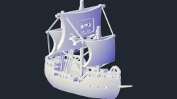 The Pirate Bay 3D Ship Model