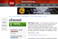 CNET Download.com uTorrent