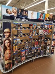 Walmart Blu-ray and DVD Sales Rack