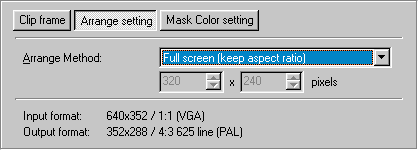 TMPGEnc's Clip Frame options