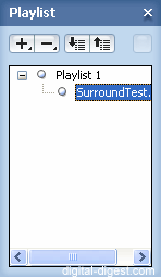WinDVD 7.0's Playlist Editor