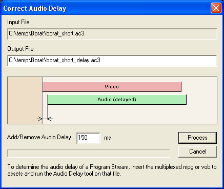DVD-lab Pro: Audio Delay