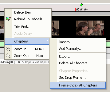 DVD-lab Pro: Frame Index