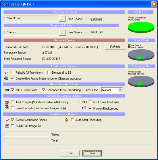 DVD-lab Pro: Compile DVD