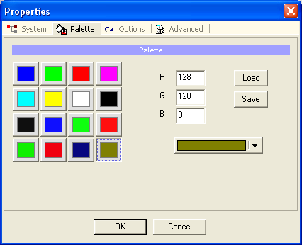 DVD-lab Pro: Palette