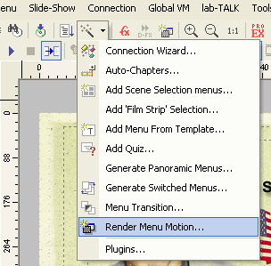 DVD-lab Pro: Render Motion Menu