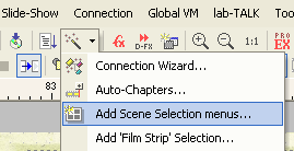 DVD-lab Pro: Add Scene Selection Menu