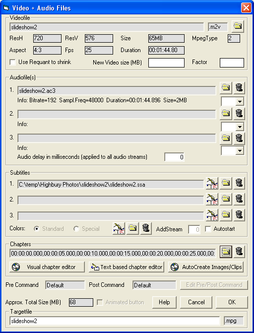 GUI for dvdauthor: Source