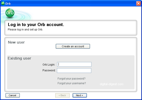 Orb: Setup Wizard