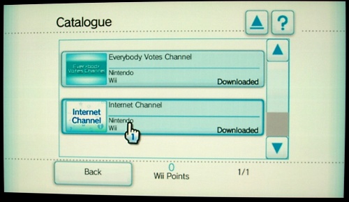 Wii Shop: Wii Internet Channel