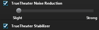 PowerDVD 10: TrueTheater Stabilizer and Noise Reduction