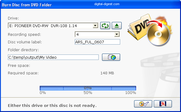 PowerProducer: Burn DVD Folder