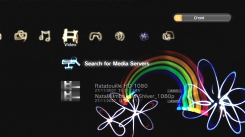 PS3: Video -> Search for Media Servers