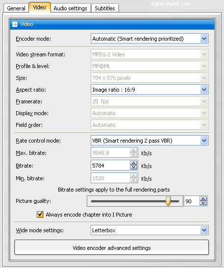 TDA: Track Settings - Video