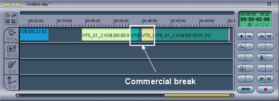 Womble MPEG Video Wizard: Detected Ad Breaks