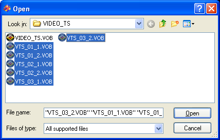 Womble MPEG Video Wizard: Import From DVD