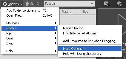 Zune: Library Options
