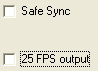 GOTSent: Safe Sync, 25 FPS output