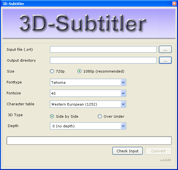 3d subtitler converter