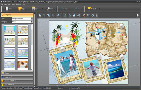 ams software photo collage creator gratuit