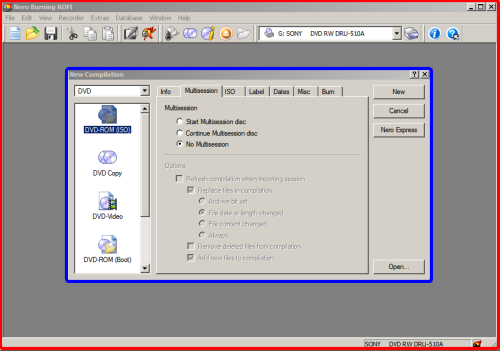 nero 6 dvd software