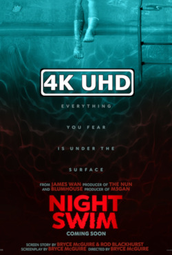 Movie Poster for Night Swim - HEVC/MKV 4K Trailer #2