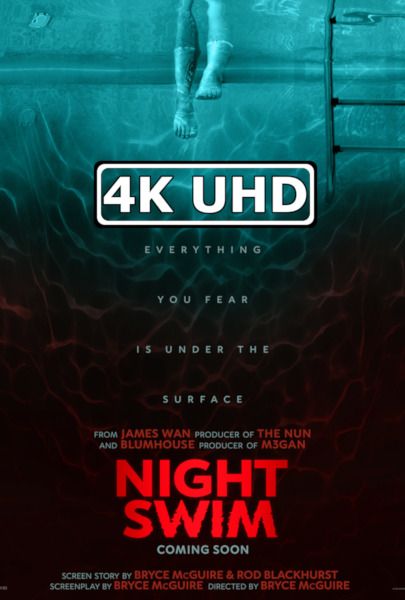 Night Swim - HEVC/MKV 4K Trailer #2
