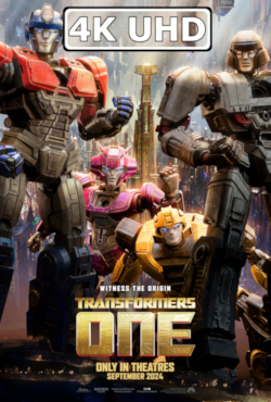 Movie Poster for Transformers One - HEVC/MKV 4K Ultra HD Space Debut Trailer