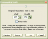 Resizing Tools