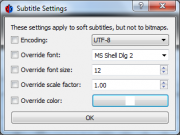 Subtitles Preferences Subtitles Preferences