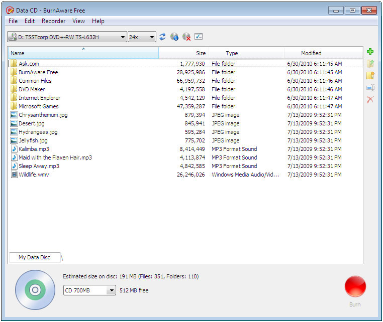 Cheetah dvd burner 2.21 burn audio data and iso discs new