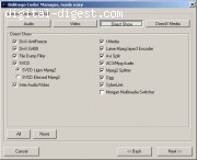 Selection screen - DirectShow Selection screen - DirectShow